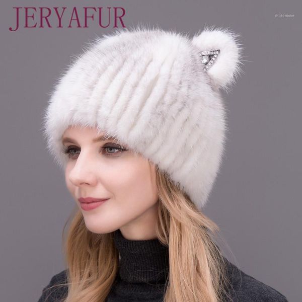

beanie/skull caps 2021 neue nerz katze ohr kappe für frauen und mädchen, warme schöne, attraktive beliebte hut ohne fuchs pelz, vertikale we, Blue;gray