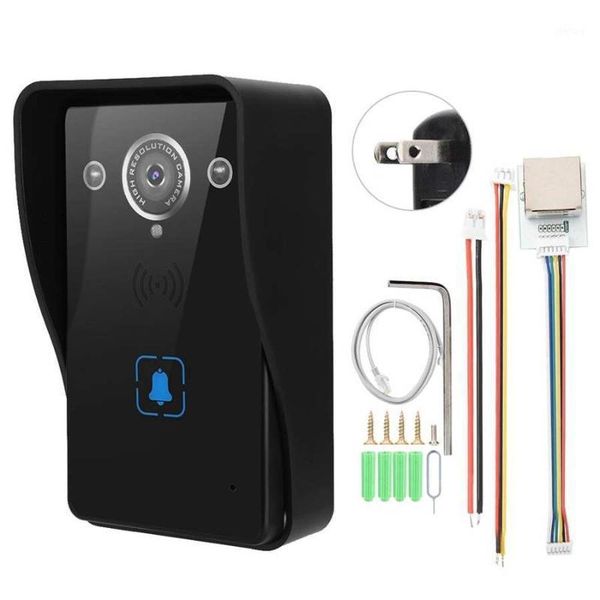 

smart wifi visual doorbell video camera phone control intercom 110-240v campainha timbre inalambrico exterior deurbel sonnette1