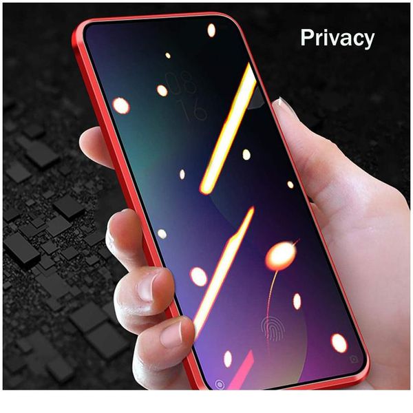 

360 anti peeping privacy magnetic metal phone case for xiaomi redmi note 9s 10 9 8 7 8t 9t k30 p wmtqyr
