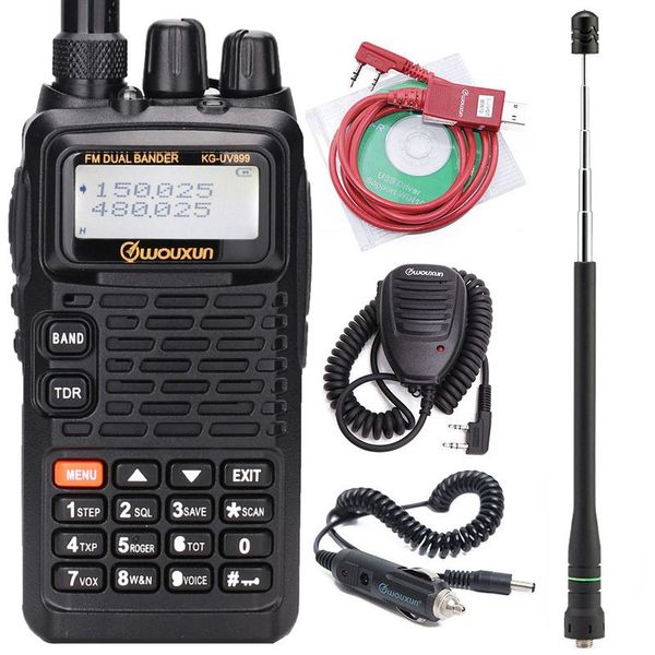 

wouxun kg-uv899 vhf uhf dual bands dual display 1700mah battery classic two way radio kg-uvd1p walkie talkie