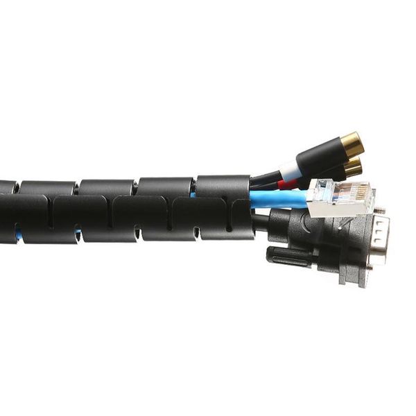 

flexible cable spiral tube organizer deskcord protector wire wrap management storage pipe cable w qylmju