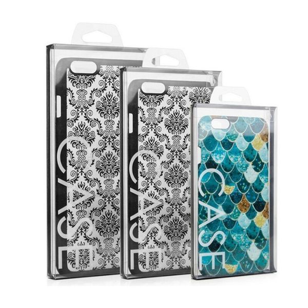 

fashion blister pvc plastic black clear retail packaging packing box for iphone 8 7 6 4.7 5. jllkdl lajiaoyard