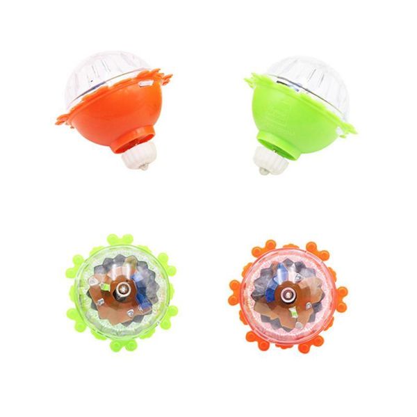 

spinning fast rotating luminous gyroscope hand spinner traditional children kid toy colorful led light classic gyro kid toys wmtdxp