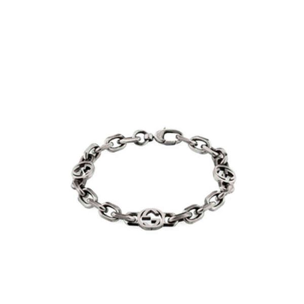 

925 silver clasp bracelet couple gift exclusive design jewel, Golden;silver