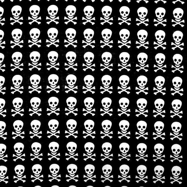 

100% cotton skeleton legion matrix punk hip hop headwear kerchief bandanas foulard neckerchief square scarf for women/men/boys wmtqzt, Black