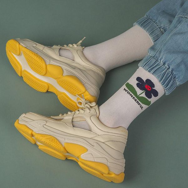 

цветок симпатичные счастливые скейтборд лодыжки носки мужчины короткие хлопок прохладный skate новый творческий женщины смешные белый хип-хо, Black