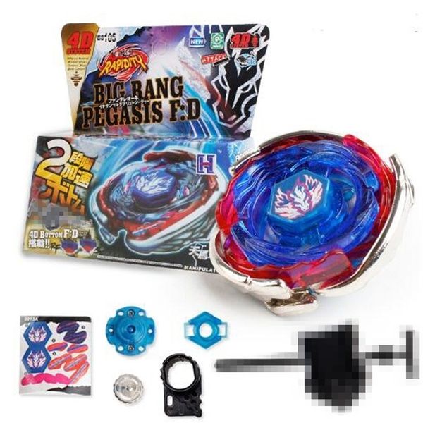 Bayblade WBBA BB105 BIG BANG PEGASIS BLUE WING VERHot Kreisel Metal Fusion 4D BB105 L Drago Gold Spinning 201216