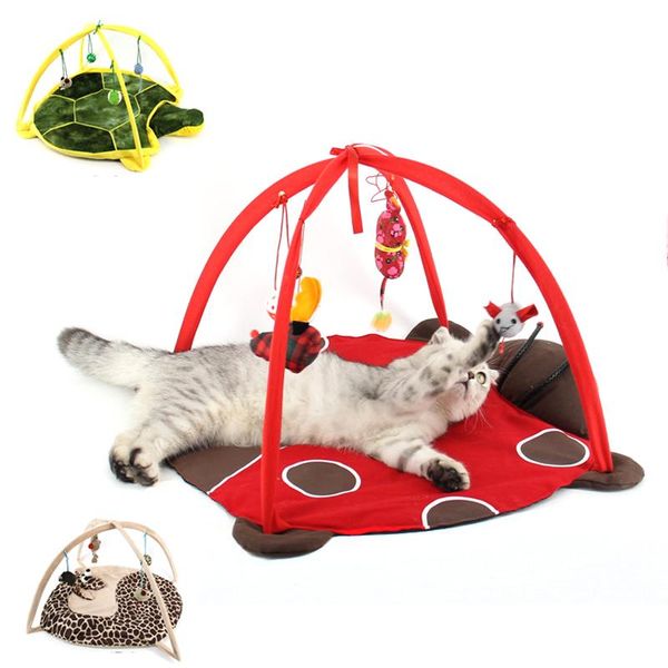 

kennels & pens funny hammocks for cats cartoon cat playing tent scratch doard mat bed mobile activity toys training supplies