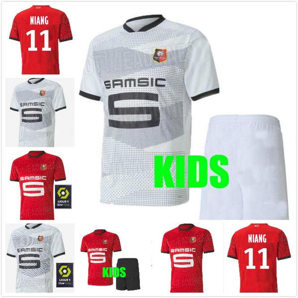 

spot kit 20 21 rennes soccer jersey 2020 2021 raphinha niang terrier j. martin stade rennais fc bourigeaud home away football shirt, Black;yellow