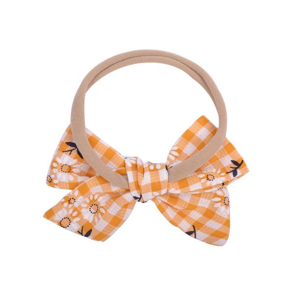 

1piece daisy ribbon hair bows baby headband soft headwrap for girls children samll bowknot kids hair accessories 345 q wmtxsh