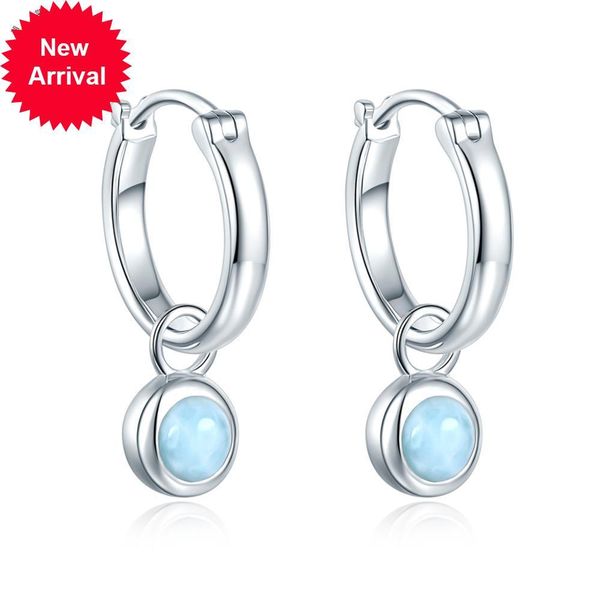 

natural 925 silver sterling clip 1.08 precious carats larimar superior quality fine jewelry female earring, Golden;silver