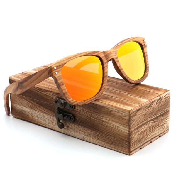 

gafas arrival wood retro luxury polarized sunglasses for men gift 2019 handmade with women sol and de case new sun glasses akxgg, White;black