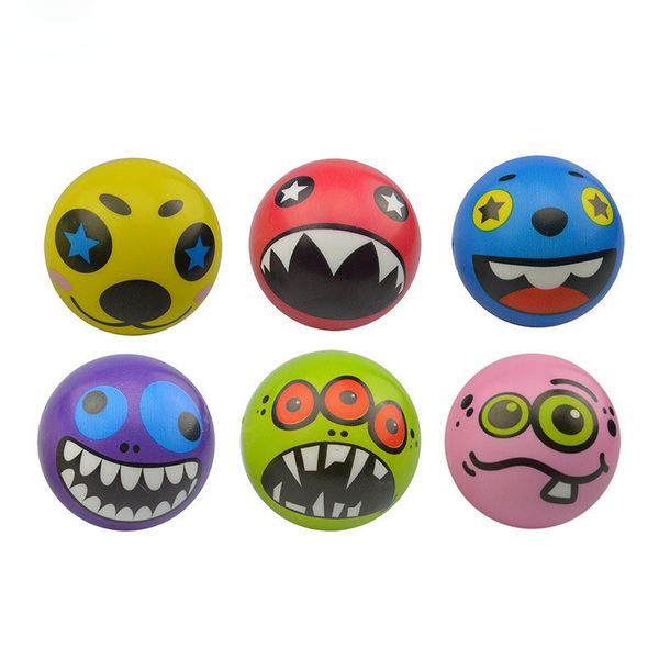

grimace sponge foam balls kindergarten baby & kids toy balls wry face anti stress balls squeeze toys decompression toys
