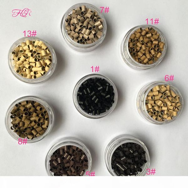 

3.2x2.8x3.8mm micro copper tube mini locks 10000pieces micro ring hair beads i tip hair extension
