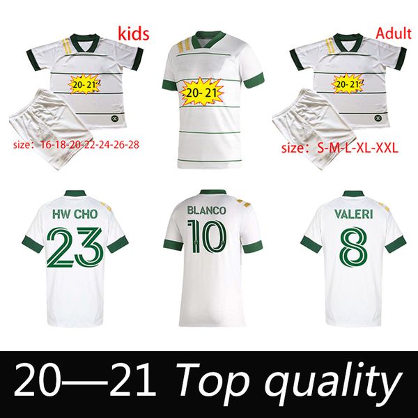 

бесплатный корабль новый 2020 2021 mls portland timbers men kids kit soccer jerseys 20 21 blanco chara valentin valeri мужские футбольные фу, Black;yellow