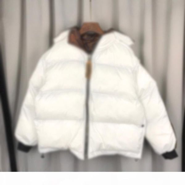 

20fw double-sided wear windproof cotton jacket full printed winter warm hooded coats bread jacket high street outdoor outwear hfymjk423, Black;brown