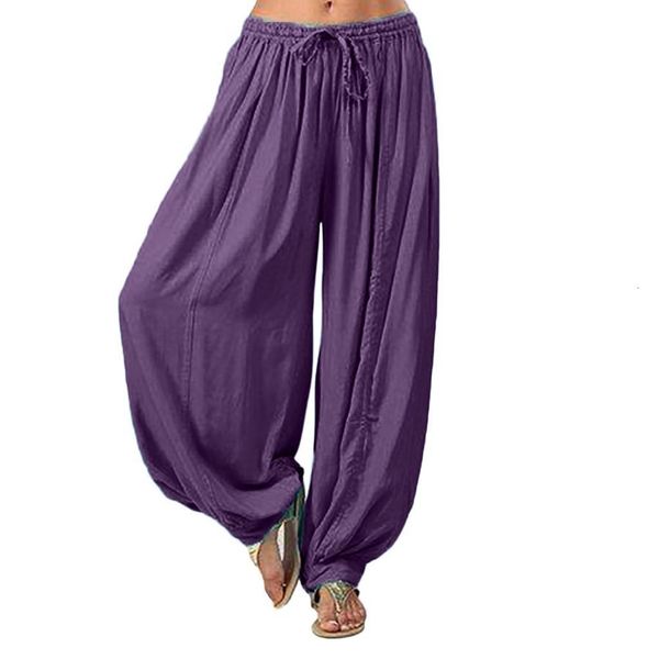 

женщина повседневная тайская гарем брюки boho boho свободные аладдин бохо фестиваль hippy smock высокая талия свободные штаны # t2g, Black;white