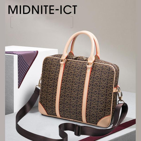 

large capacity briefcase men printing handbags women and men lapbag business casual men's bag shoulder crossbody bags