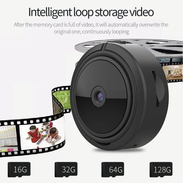 

a11 mini wifi wireless ip camera 1080p full hd 150° wide angle motion detection night vision home security surveillance camera