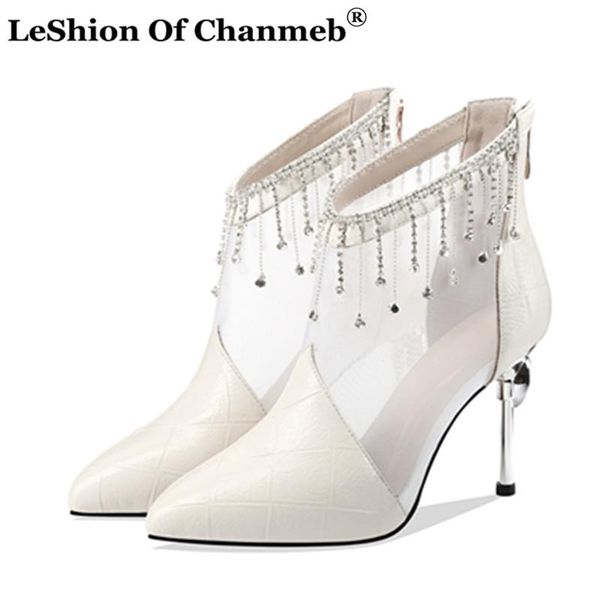

bridal shoes lace shiny crystal women boots botas mujer ladies party boots woman wedding shoes thin high heels sexy, Black