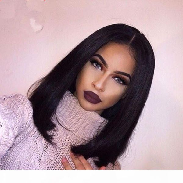 

original virgin straight silky wig is full lace wig of my shoes laces in of brazilian human hair wigs with human hair 100% wigs and baby, Black;brown