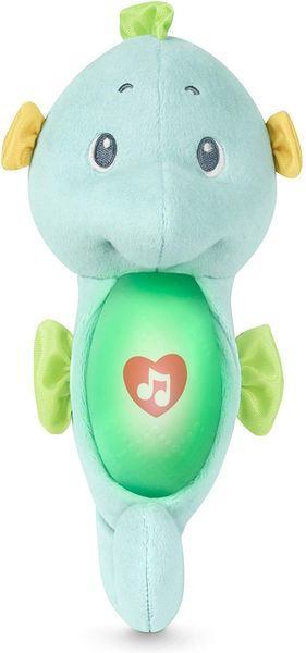 

fisher price smart seahorse, plush toy blue