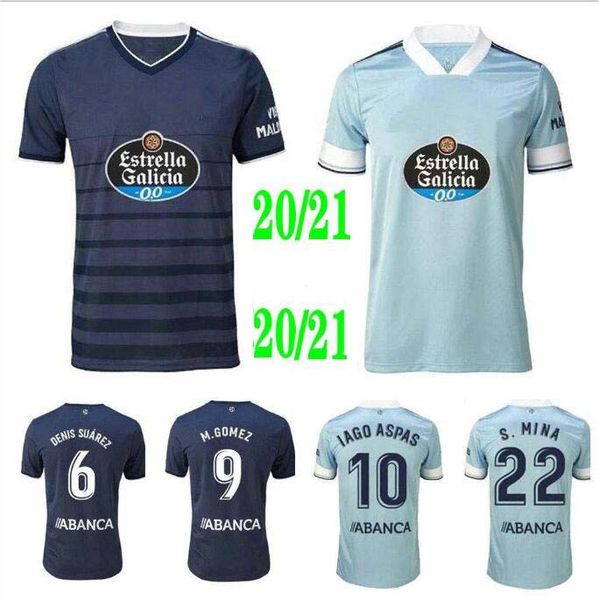

2020 2021 rc celta de vigo soccer jersey lobotka iago aspas santl mina football shirt sisto boufal camiseta futbol, Black;yellow
