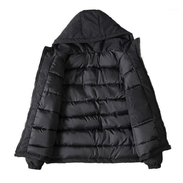 

2021 brand winter coat men padded jacket warm thick down & parka jacket oversize 6xl 7xl 8xl men clothing1, Black