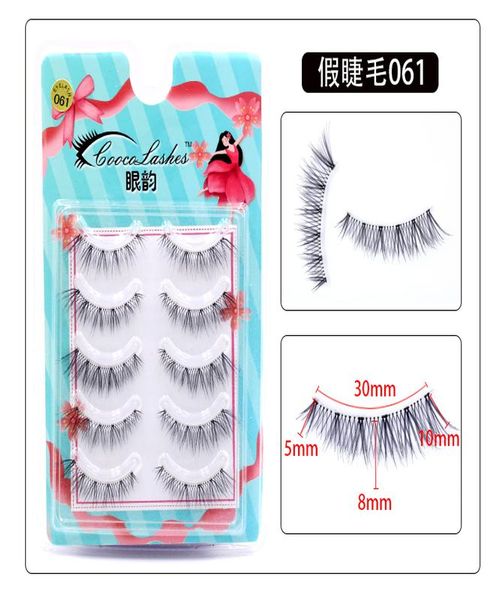 

5 pairs mink eyelashes 3d false lashes winged thick makeup eyelash dramatic lashes natural volume soft fake eye lashes bbyuko lipper