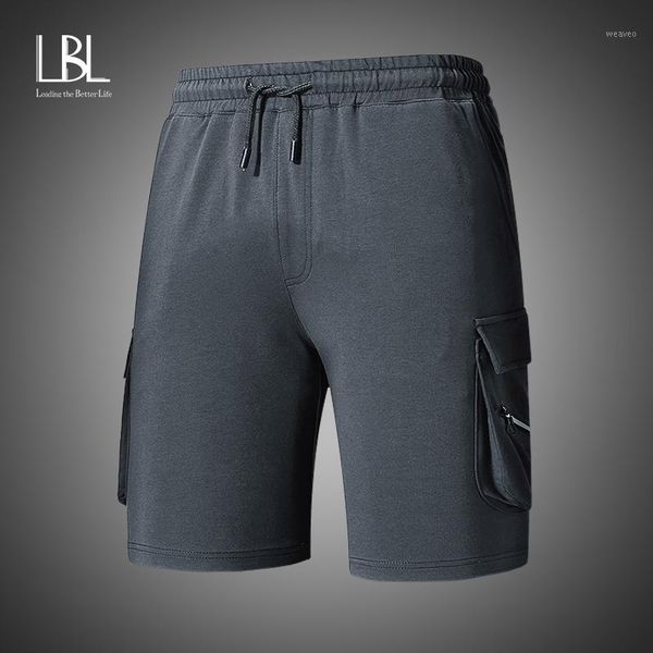 

2020 mens cargo shorts summer army green cotton shorts men loose zipper multi-pocket homme casual bermuda trousers1, White;black