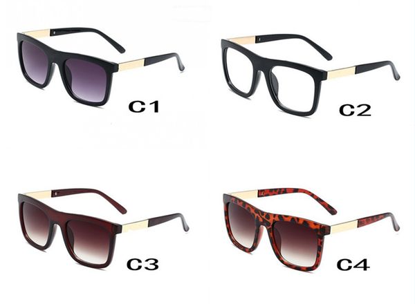 

brand designer sunglasses fashion square glasses men women uv protection driving driver oculos de sol 4300 fast shipping, White;black