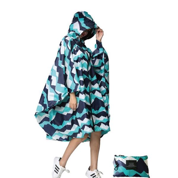 

multifunctional colorful outdoor travel waterproof rain coat poncho backpack rain cover cycling in he jllveq