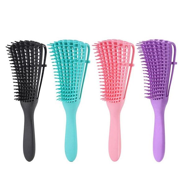

1pc women hair scalp massage comb wet curly hairbrush portable scalp massager comb hairdressing styling tool drop jllwdi, Silver