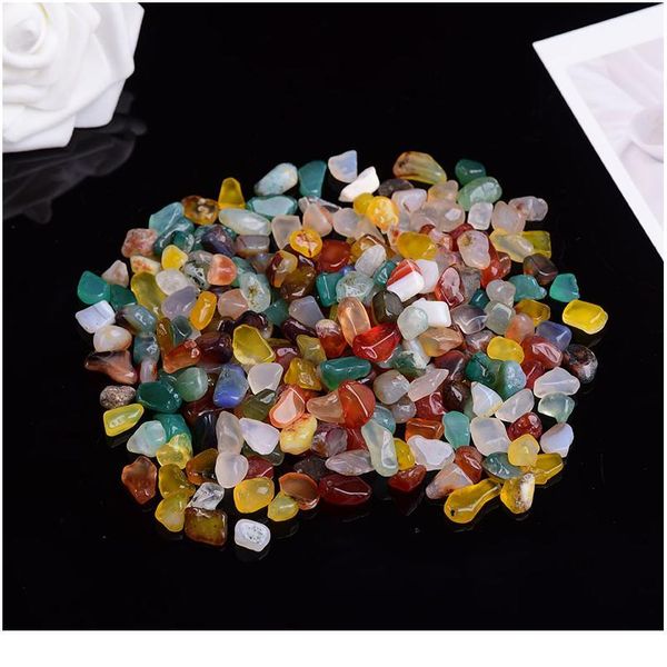 

50g-100g natural quartz white crystal mini rock mineral specimen home decor colorful for aquarium healing stone fashio jlldvu, Black