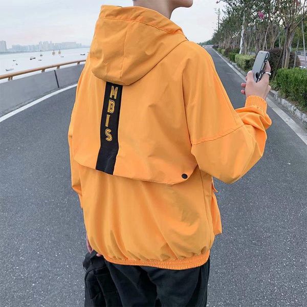 

2020 single breasted men jacket spring autumn fashion slim fit coats male casual jacket mens1, Black;brown