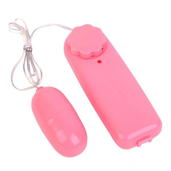 Rosa Único Salto Ovo Vibrador Vibrador Vibrador Clitoral G Spot Stimulators Sex Brinquedos Sexo Máquina Para Mulheres Com Opp Bag PY164