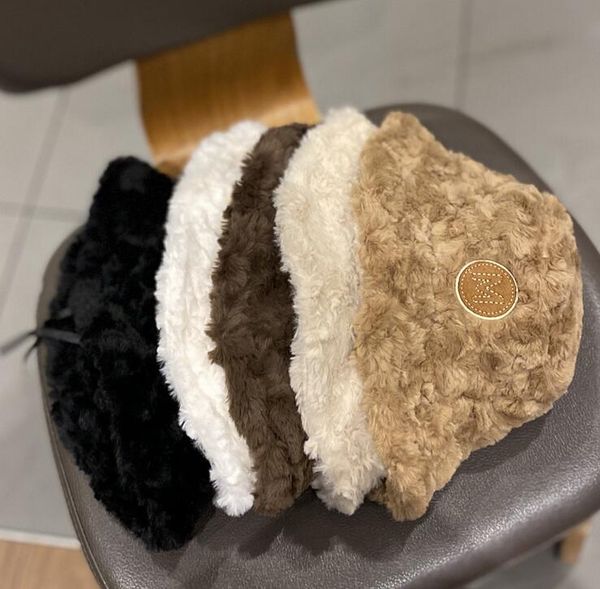 

корейский новый зимний плюшевый рыбак шляпа женские мода теплые ведра шапки новые стили дамы имитированные норки бассейна шляпа рыболовные к, Blue;gray