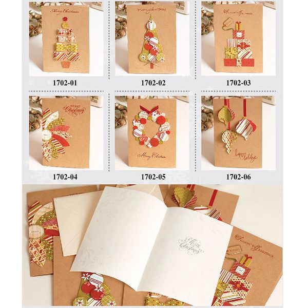 

christmas festival card santa ride xmas festival new year card winter holiday greeting cards with envelopes