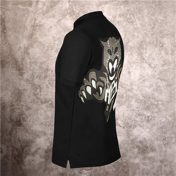 

2021 t-shirt doom men women casual streetwear letter printing t shirt fashion cotton hip hop tshirt pp polo, White;black