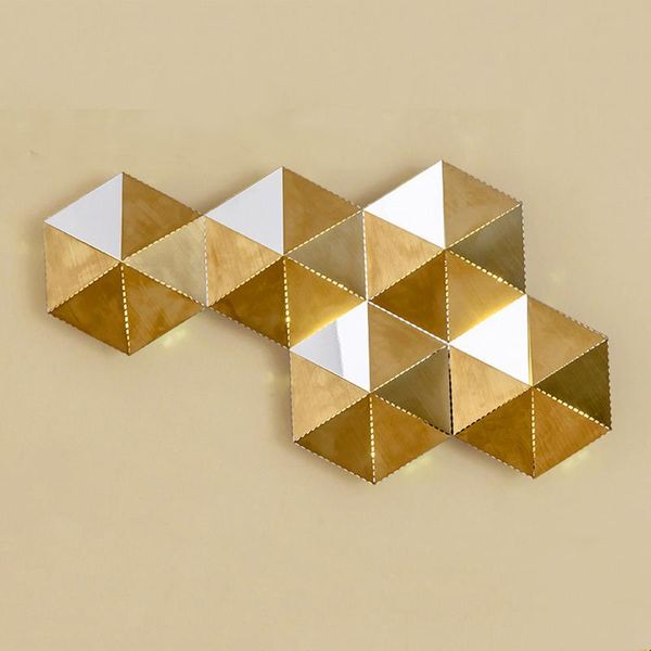 

creative beehive shape wall lamp living room bedroom background light golden luxury l corridor aisle lamps