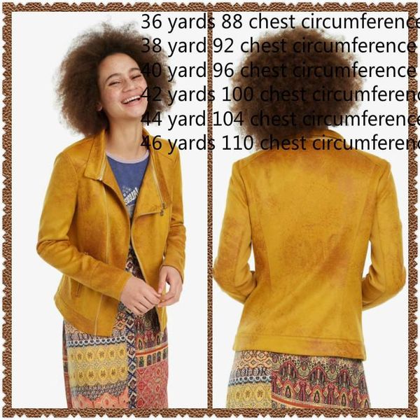 

women's jackets 2021 spanish splicing thread fashionable short coat, Black;brown