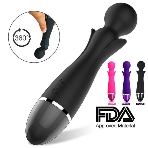 

12 speeds powerful big vibrators magic wand body massager toy for woman gameclitoris stimulate female products