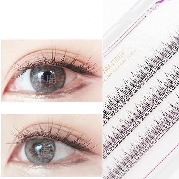 

false eyelashes professional makeup single cluster grafting extend a eyelash bundle