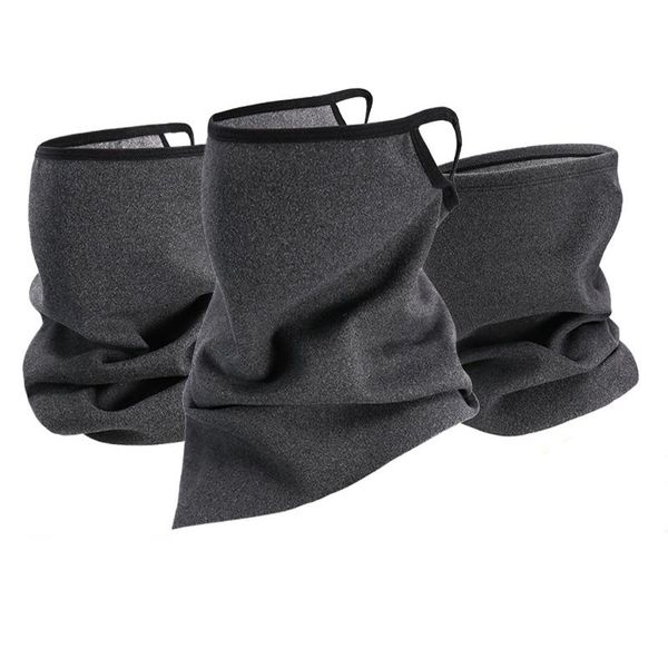 

cycling caps & masks winter neck warmer scarf outdoor running bike face bandana men women sports headbands bicycle headwear, Black