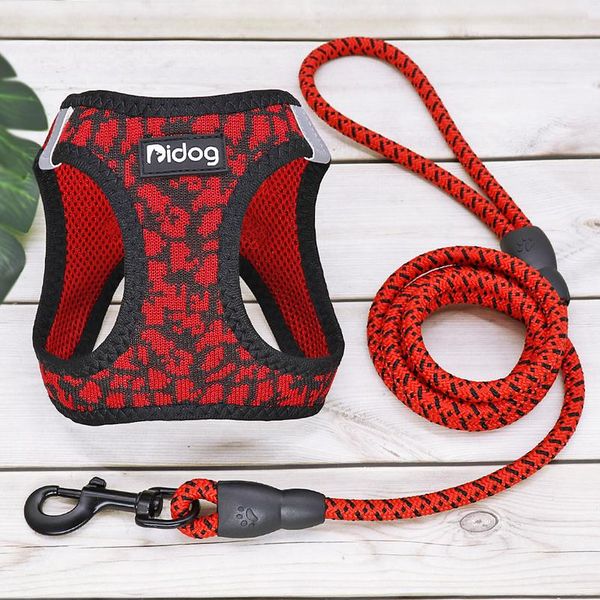 

soft mesh dog harness vest reflective pet puppy walking training harness leash set for small medium dogs cats chihu wmtngn