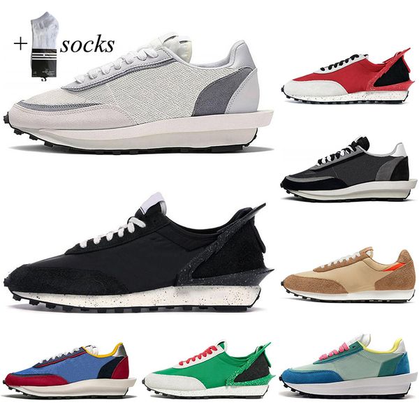 

ldv waffle кроссовки для мужчин для мужчин, черный серый варьизм синий металлический золотой розовый chaussures открытый дышащий тренер спор