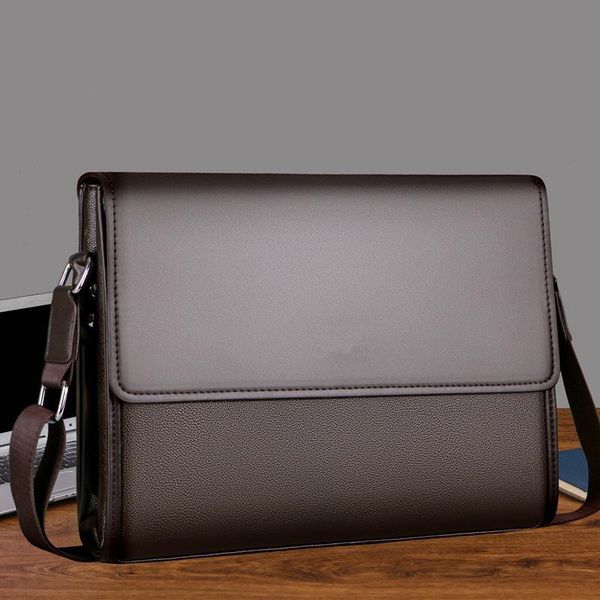 

bag fashion simple man fashion business bags briefcase luxury leather lapr casual bag shoulder men mvrwg, Red;black