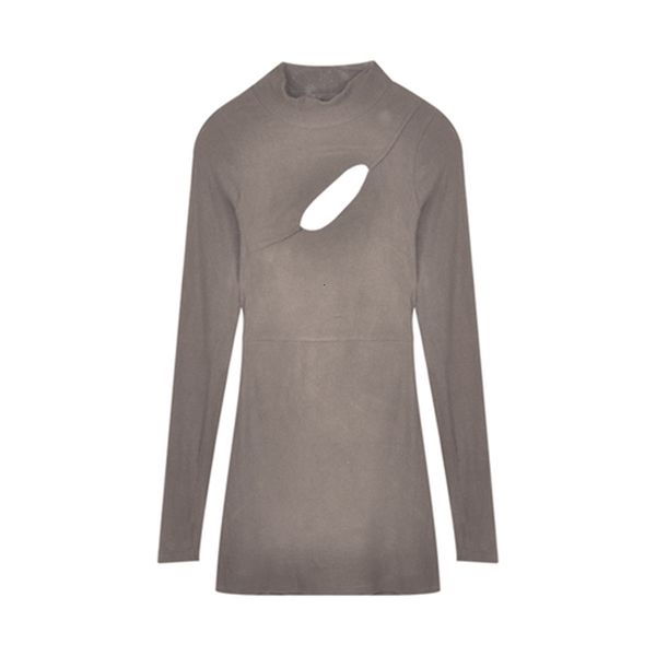 

knitted spring backless party night mini high street casual dresigner korean women 2021 new gwka, Black;gray