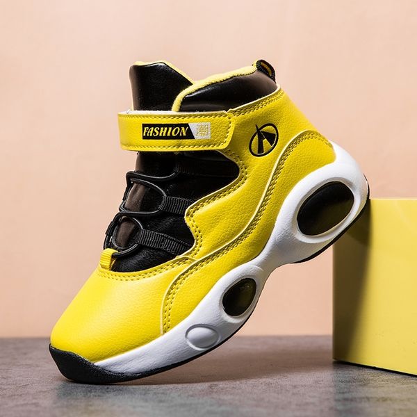 

big boy sport shoes non-slip outdoor kids sneakers high boys casual shoe student red black running shoes boys y201028, Black;red