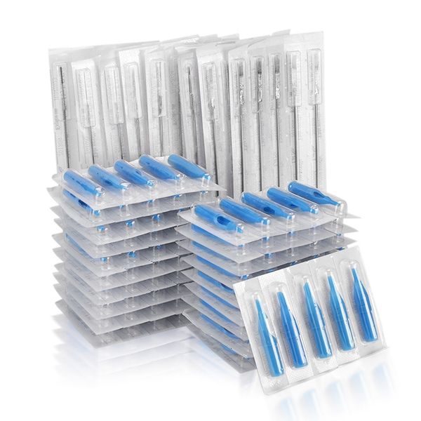 

tattoo needles & cartridges set 100pcs disposable mixed tattoo needles & 100pcs portable useful assorted tattoo needles tubes
